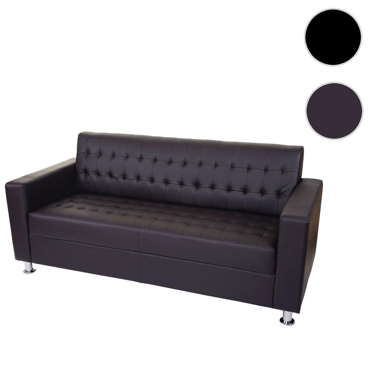 3-SITZER SOFA Braun - Braun, Textil (180/82/75cm) - MCW