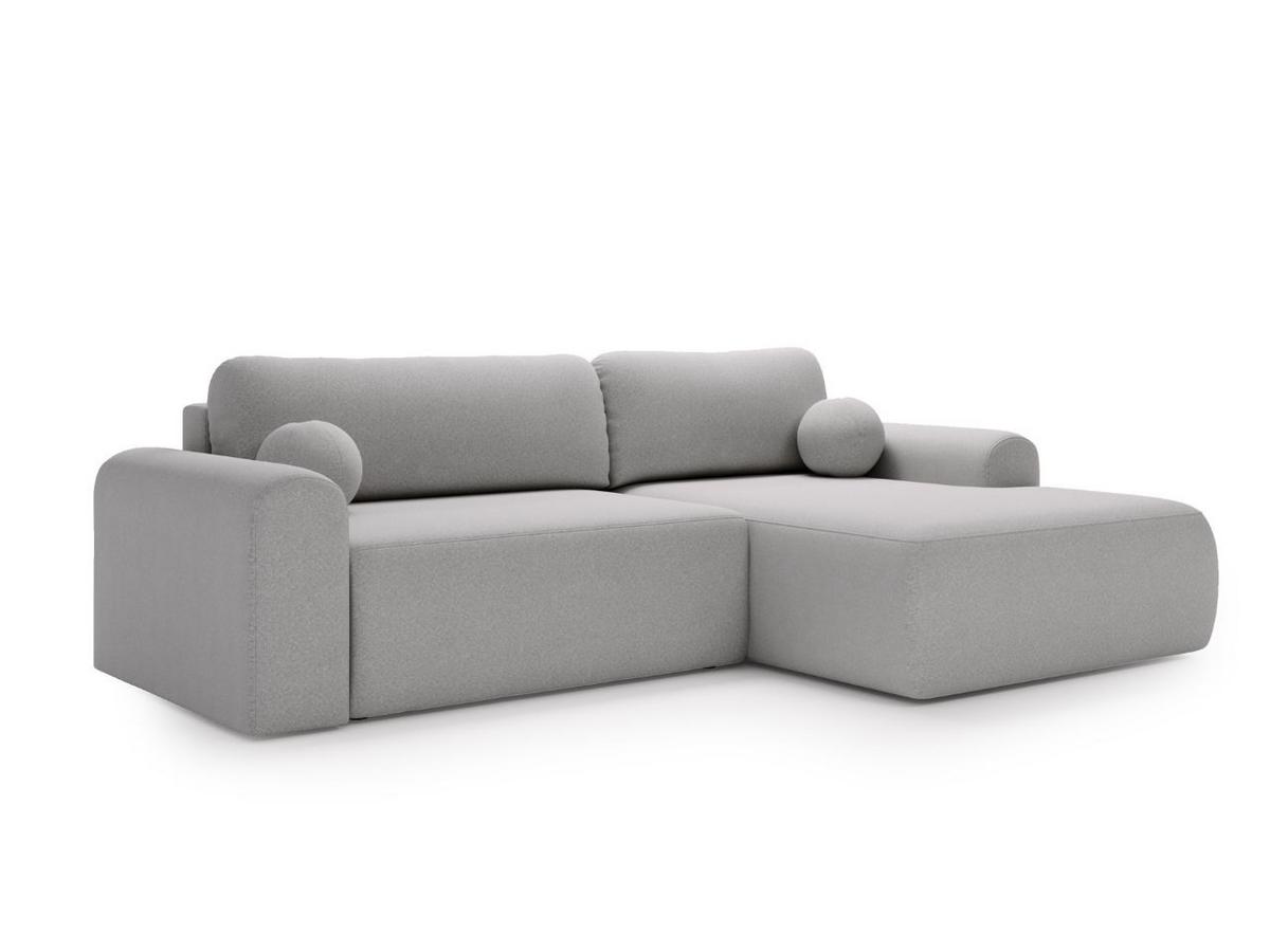 ECKSOFA Savana Grau Links - Grau, Holz/Textil (257/177cm) - Graingold