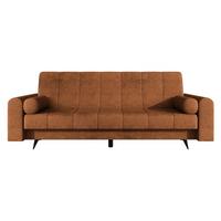 SCHLAFSOFA Zuri - Schwarz/Bronzefarben, Holz/Textil (240/93/91cm) - MIRJAN24
