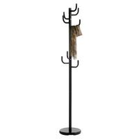 KLEIDERSTÄNDER MILA schwarz - Schwarz, Metall (30/174/30cm) - IDIMEX