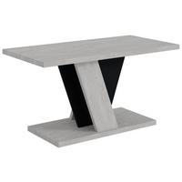 KAFFEETISCH 110x70x60 cm - Betonoptik K350 / Schwarz - INEY - Schwarz, Holzwerkstoff (110/70/60cm) - ALTDECOR