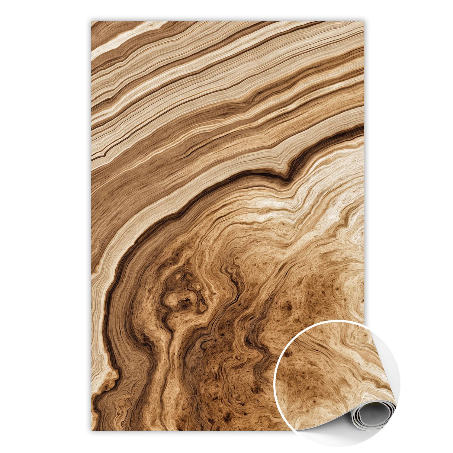 VINYL TEPPICH 80x120 cm Holzmaserung - Braun, Kunststoff (80/120cm) - TULUP