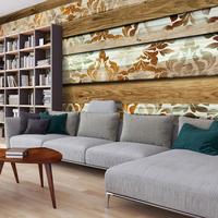 VLIESTAPETE Braun 500/280 cm - Goldfarben/Braun, Textil (500/1cm) - KUNSTLOFT