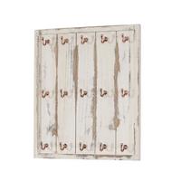 TASSENHALTER MONACO Reinweiß - Weiß, Holz (45/50/5cm) - MCW