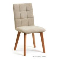 ESSZIMMERSTUHL (4er-Set) Dareen 47x91x60 Eiche geölt/Natur - Eichefarben/Naturfarben, Kunststoff (60/91/47cm) - 58aufmkessel