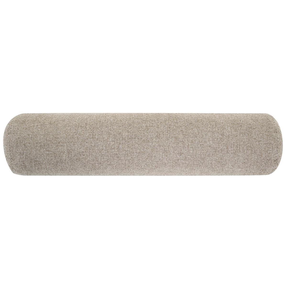 CHAISELONGUE-LINKSSEITIGE Stoff Beige Yvoire - Beige/Schwarz, Textil (68/72/151cm) - Beliani