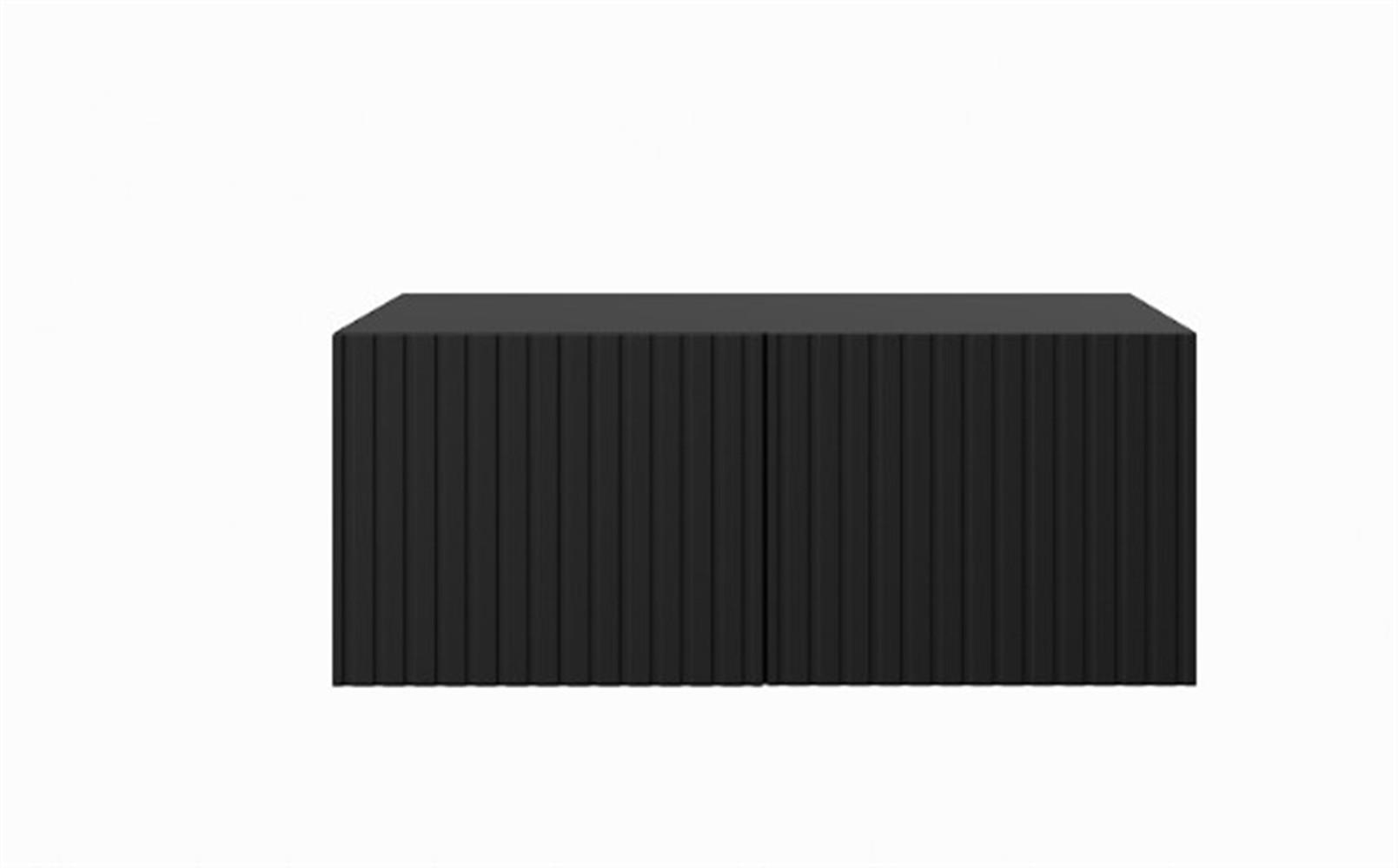 LOWBOARD LIVO 100/41/40 cm, Hängender TV-Schrank Schwarz - Schwarz, Holzwerkstoff (100/41/40cm) - MASSENO