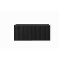 LOWBOARD LIVO 100/41/40 cm, Hängender TV-Schrank Schwarz - Schwarz, Holzwerkstoff (100/41/40cm) - MASSENO