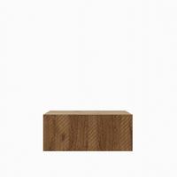 LOWBOARD CAVA 100/41/40 cm, Hängender TV-Schrank Eiche Artisan / Eichefarben - Eichefarben/Braun, Holzwerkstoff (100/41/40cm) - MASSENO
