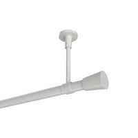 GARDINENSTANGE Sonette Sitra 480 cm (geteilt in 3 x 160 cm), 1-läufig, 20 mm Ø Weiß - Weiß, Metall (480cm) - INTERDECO