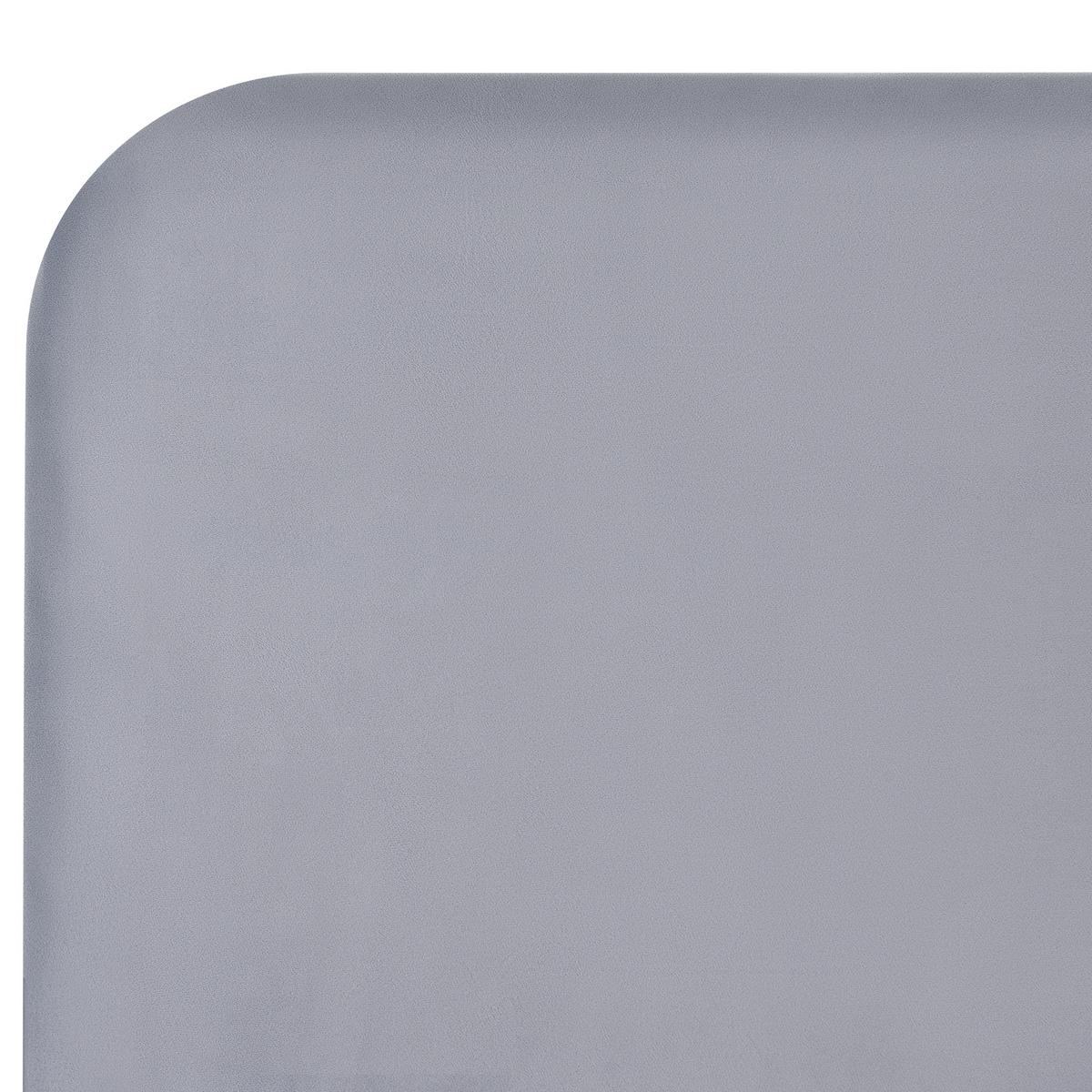 BETT mit Lattenrost 120/200 cm Samtstoff Grau Flayat - Grau, Textil (120/200cm) - Beliani