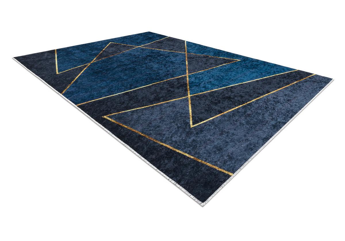 TEPPICH Miro 120/170 cm - Blau, Textil (120/170cm) - rugsX