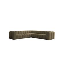 ECKSOFA Solvie In Moly - Grün, Holzwerkstoff/Textil (300/300cm) - Fun Möbel