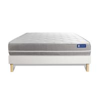 BETT Actiflex touch Taschenfederkern 120 x 210 cm h1 - Kit Bettgestell Weiß - Beige/Weiß, Karton/Holz (120/210cm) - ACTISOM