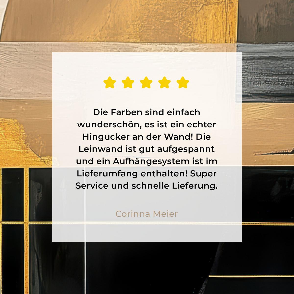 LEINWANDBILD Abstrakt - Gold - Bronze - Grün - Formen - Modern Wohnzimmer Groß 120x80 cm - Multicolor, Textil (120/80cm) - MuchoWow