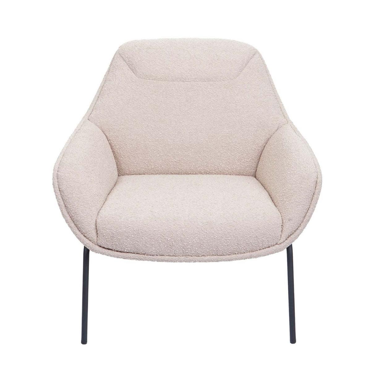 LOUNGE-SESSEL Cremeweiß - Weiß, Textil (80/79/80cm) - MCW