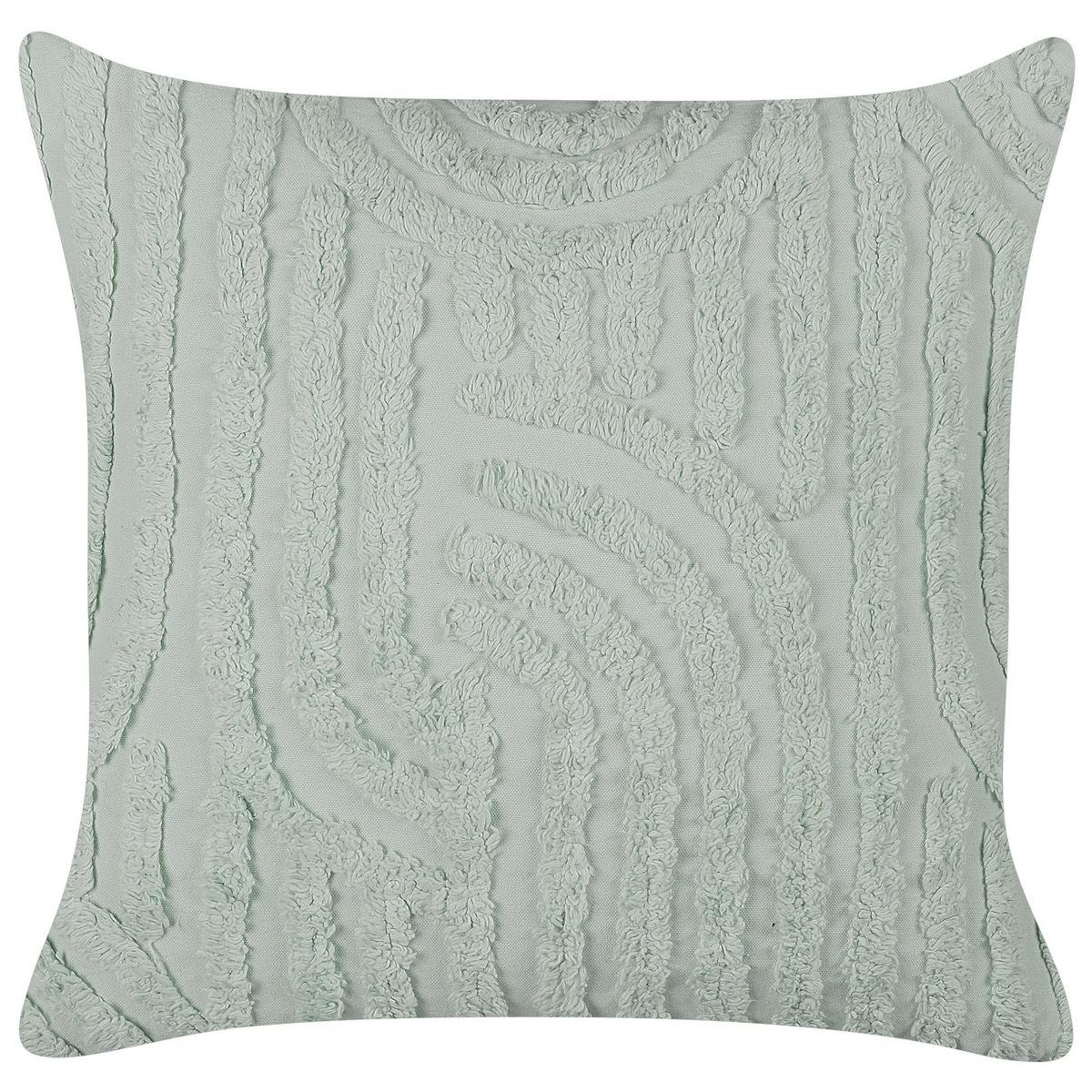 DEKOKISSEN 2er-Set Mintgrün 45/45 cm Tellima - Mintgrün, Textil (45/45cm) - Beliani