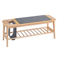 SCHUHREGAL mit Zapfenverbindungen Natur - Naturfarben, Holz/Holzwerkstoff (110/44/37cm) - SoBuy