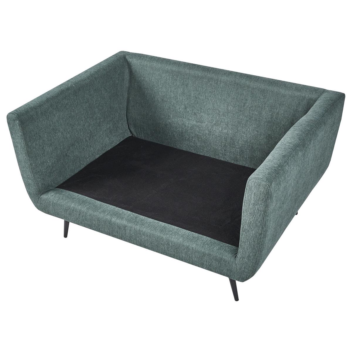 SESSEL Stoff Grün Bolga - Grün, Textil (119/89/83cm) - Beliani