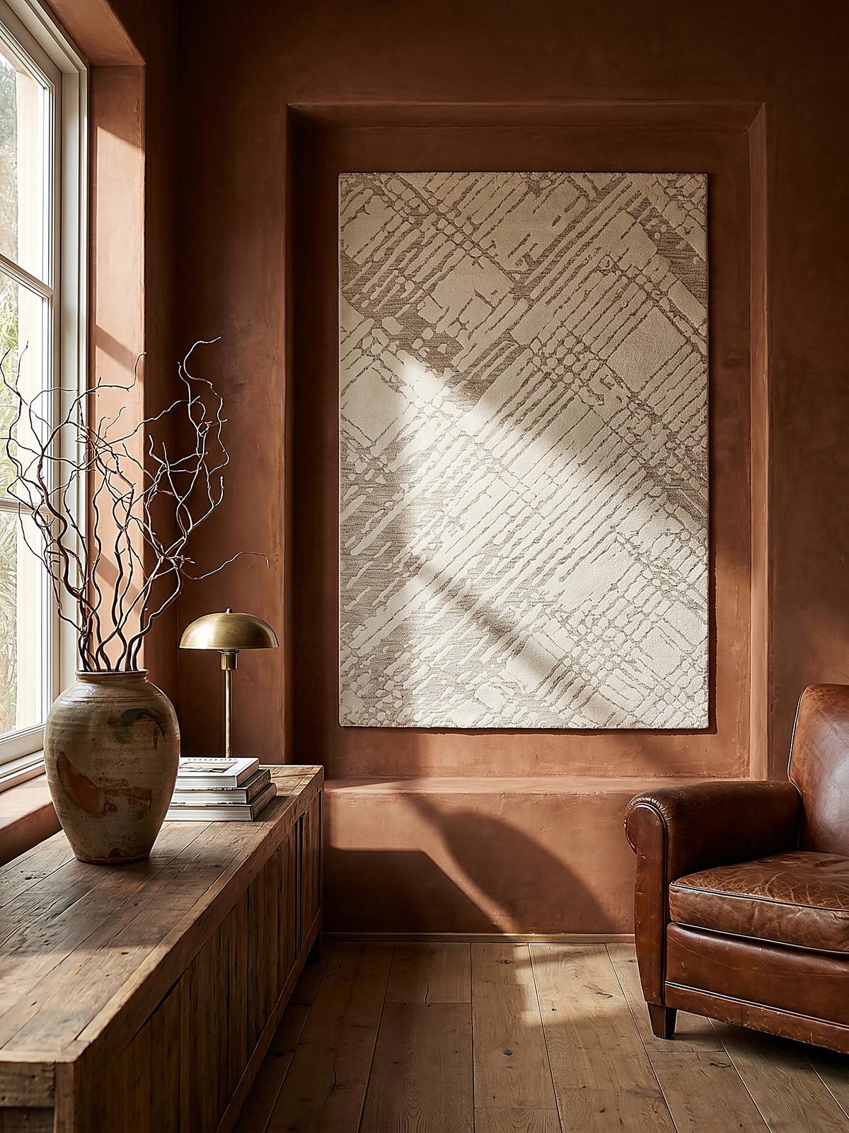 TEPPICH ARLEN, abstrakt, Creme, 120 x 170 cm - Beige, Textil (170/120cm) - KADIMA DESIGN