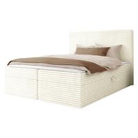 BOXBETT Wokio - H3 - Creme/Schwarz, Holzwerkstoff/Kunststoff (180/200cm) - MIRJAN24