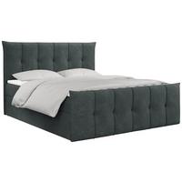 BOXBETT PREMIUM 11 140/200 Dunkelgrau Struktur - H3 - Dunkelgrau, Holz/Textil (140/200cm) - MKS