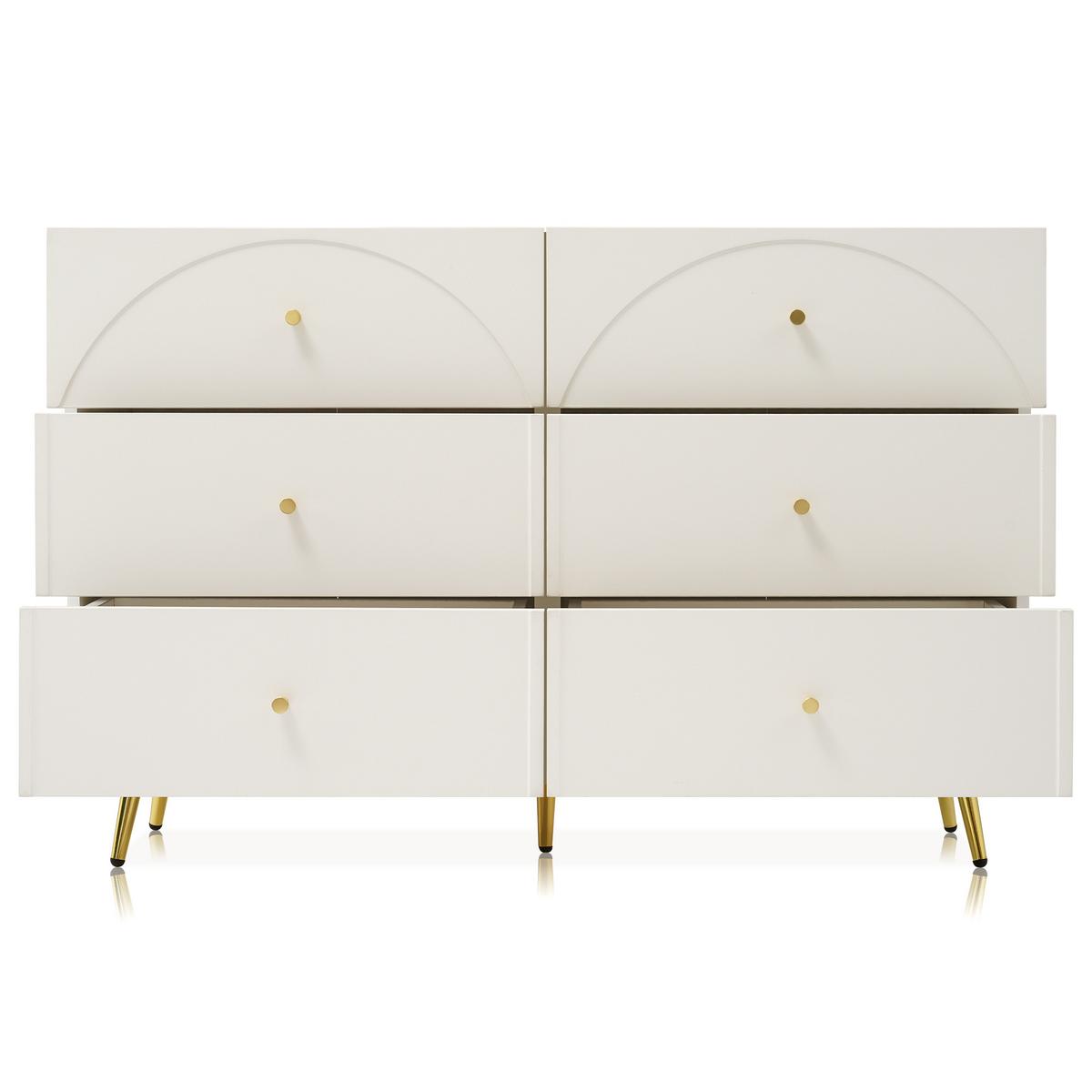 SIDEBOARD Weiß 120/40/85 cm - Weiß, Holzwerkstoff/Metall (40/85/120cm) - Urban Meuble