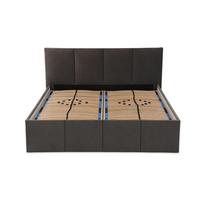 POLSTERBETT Dalas Anthrazit 160 x 200 x 40 cm Stauraum Mit hochwertiger Matratze H2 (bis 100 kg) und Lattenrost - Anthrazit, Holz (160/200cm) - Halmon Schlafkomfort Betten 