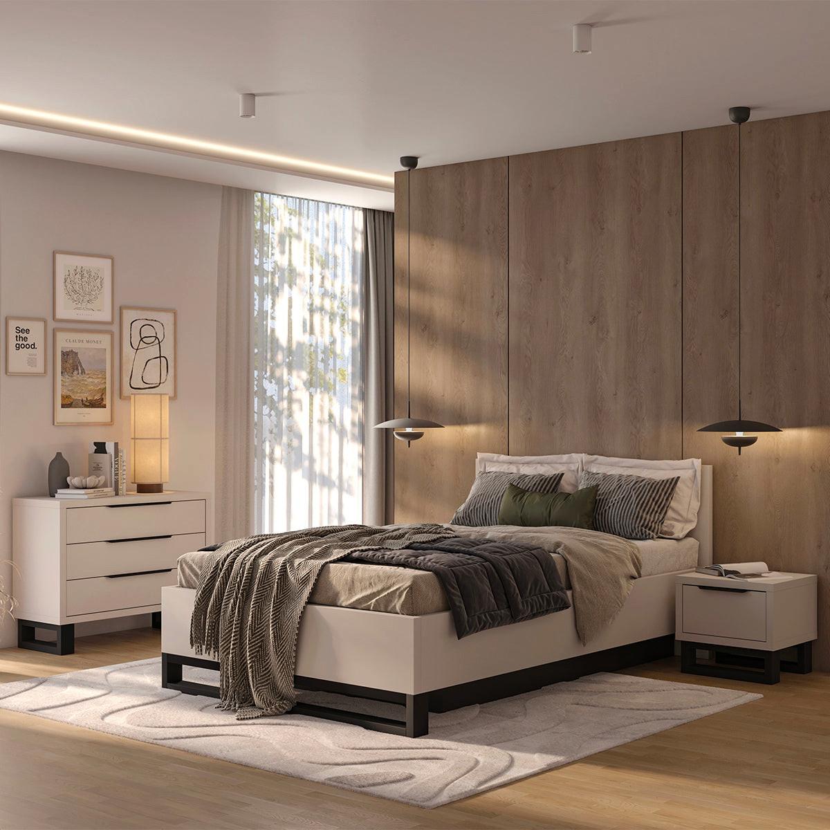 KOMMODE Eden Kaschmir - Kaschmir, Holzwerkstoff (99.3/82.7/45cm) - Petits-meubles