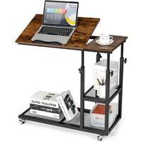 LAPTOPTISCH 95cm Braun - Braun, Holz (40/80/95cm) - COSTWAY