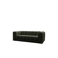 SOFA 3-sitzer Solvie In Tiffani - Grün, Holzwerkstoff/Textil (230/75/106cm) - Fun Möbel