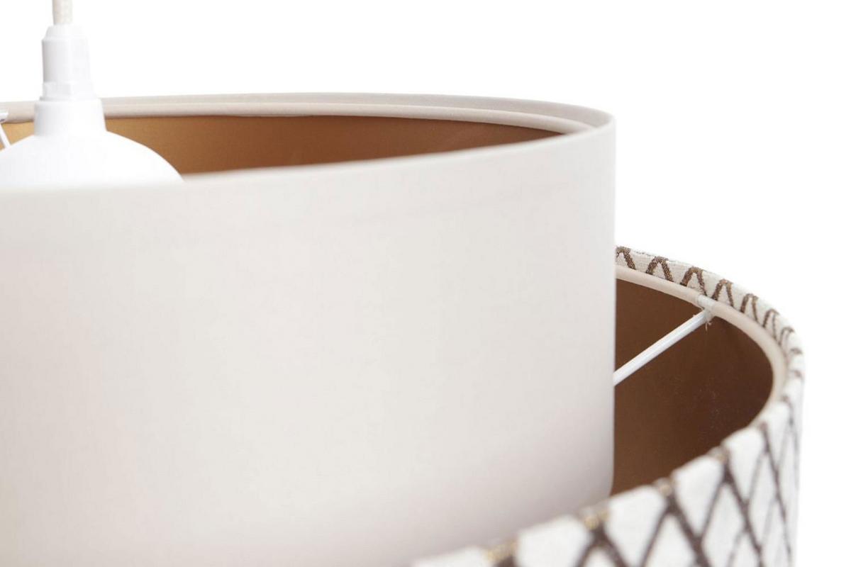 HÄNGELEUCHTE Beige 40/31 cm - Beige, Kunststoff (40/1/31cm) - ONZENO