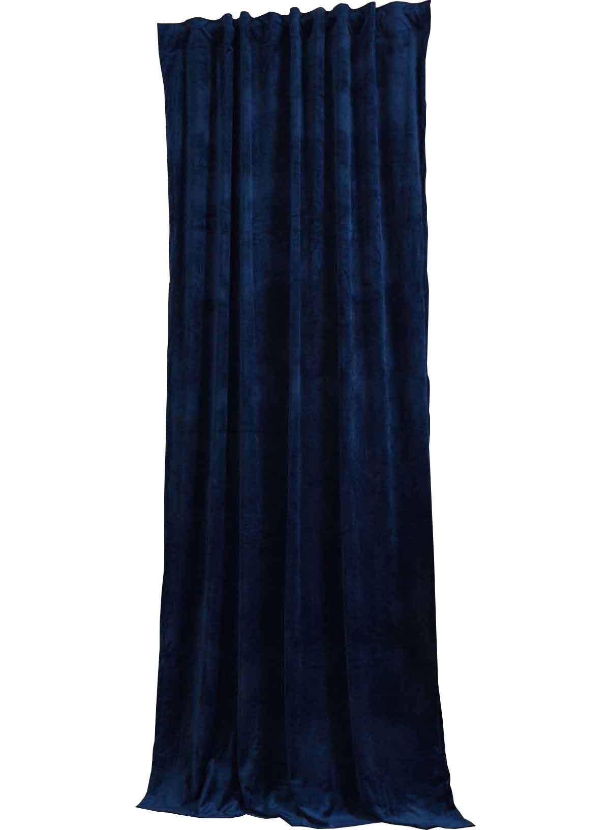 VORHANG MILANO HxB 280x135 cm Blau - Blau, Textil (135/280cm) - Gardinenbox