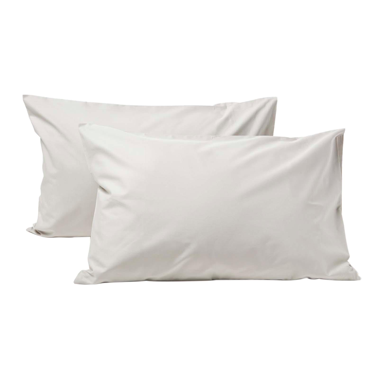 KINDER-KISSENBEZÜGE 2er-Set, Perkal - Grau, Textil (40/60cm) - Homescapes