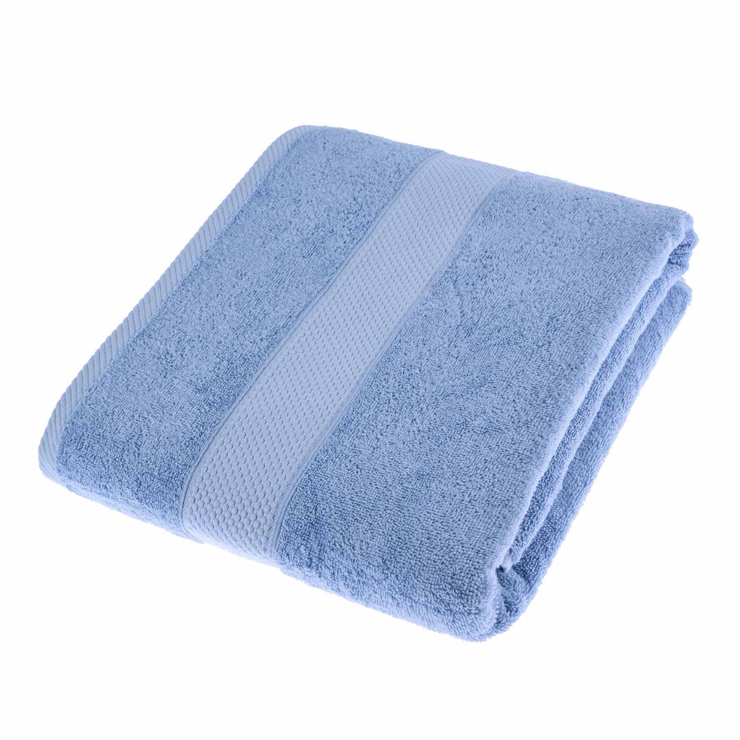 SAUNATUCH Essential hellblau 100/180 cm - Hellblau, Textil (100/180cm) - Homescapes