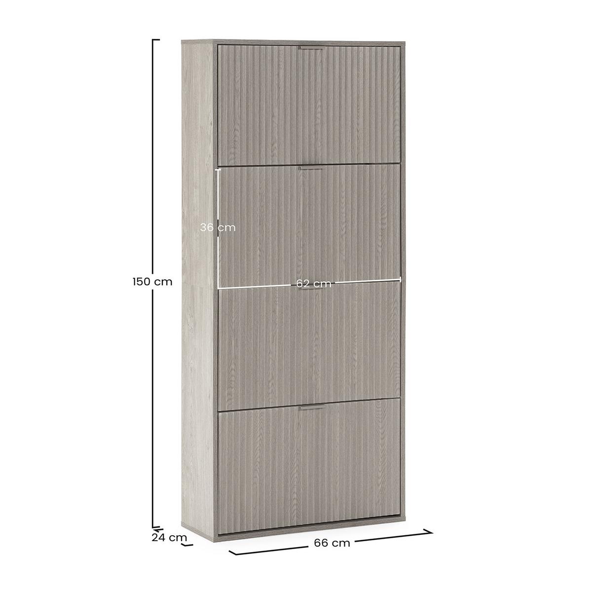 SCHUHRANK Lluvia, Eichenfarben - Honigeiche, Holzwerkstoff (66/150/24cm) - VS Venta-stock