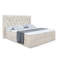 BOXBETT mit H4-Matratze und Lattenrost - NOEL - 180x200 Ecru - Ecru, Holzwerkstoff (180/200cm) - ALTDECOR
