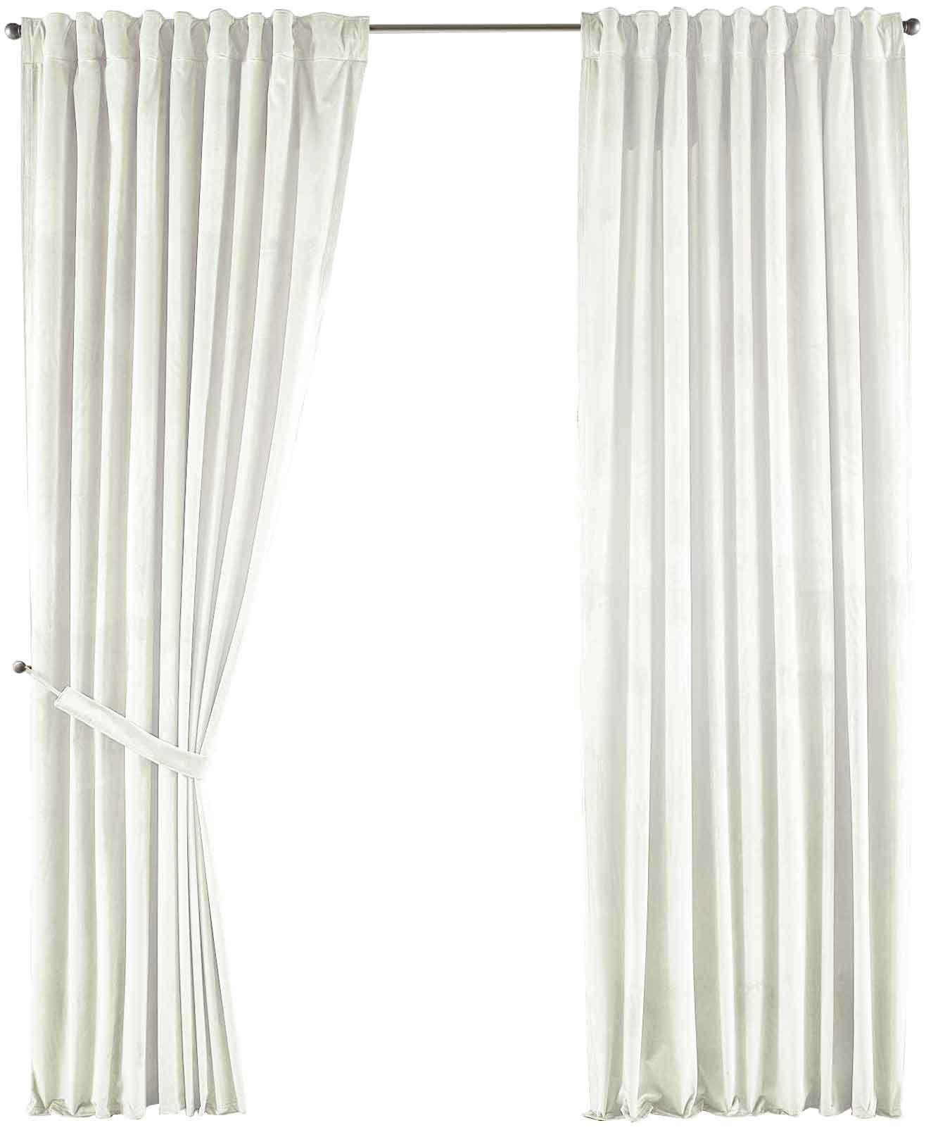 VORHANG 2ER SET MILANO HxB 280x135 cm Creme - Creme, Textil (135/280cm) - Gardinenbox