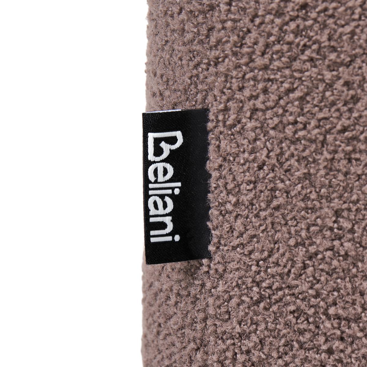 POLSTERBANK Bouclé Braun Idyllwild - Braun, Textil (111/45/39cm) - Beliani