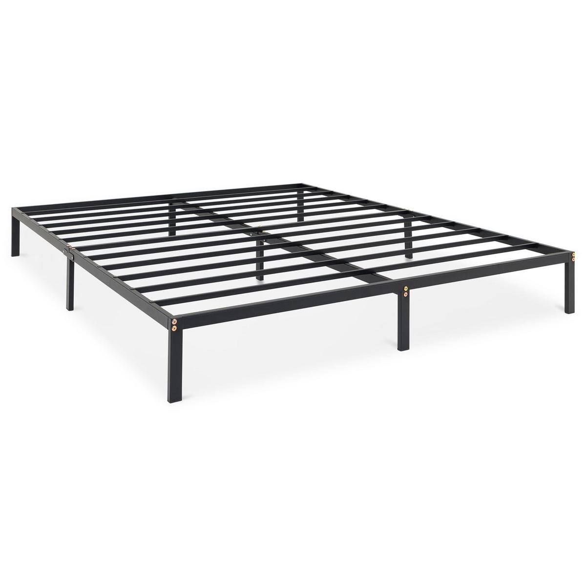 FUTONBETT TIDUR 180x200 cm schwarz - Schwarz, Metall (180/200cm) - IDIMEX