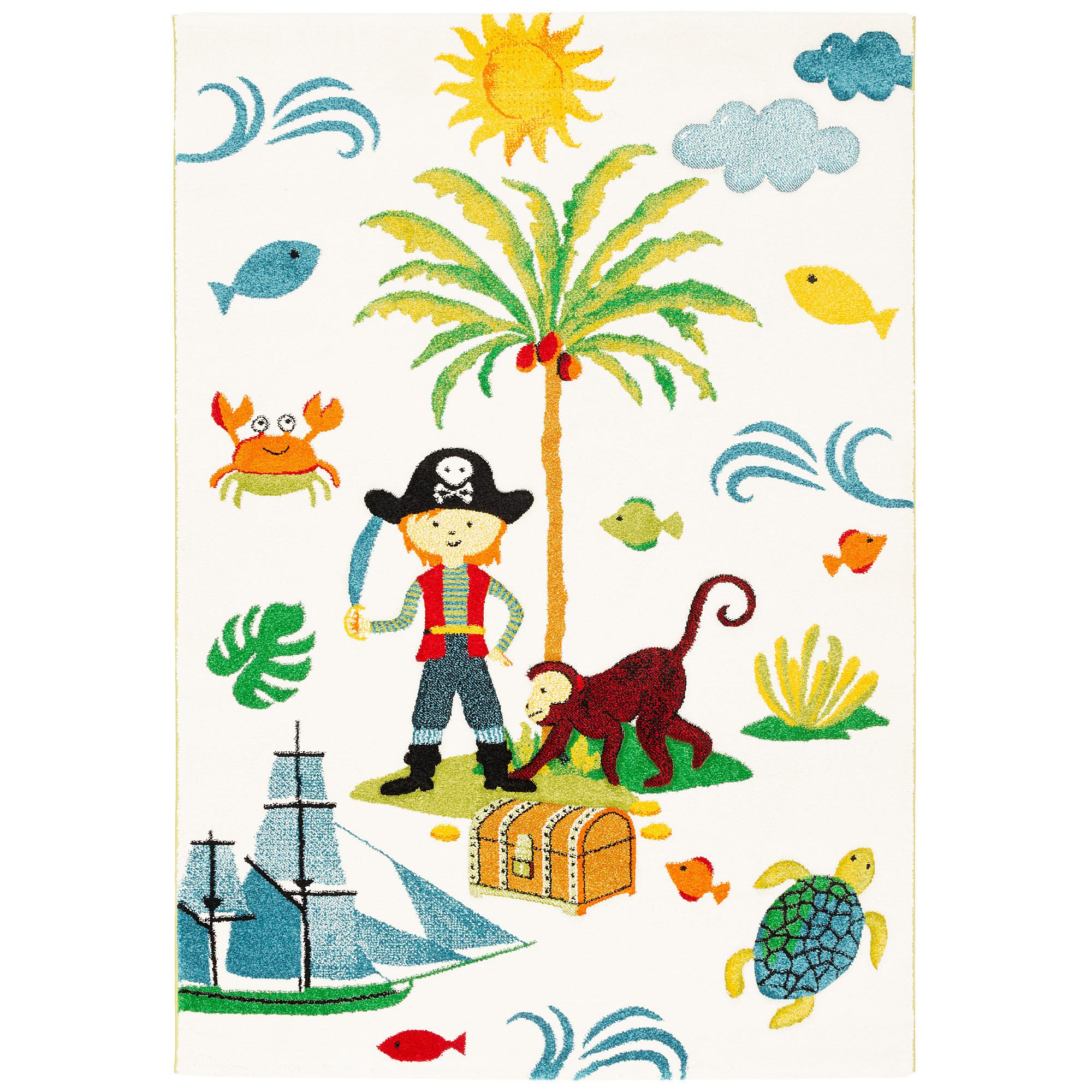 KINDER TEPPICH MAUI KIDS PIRATENWELT - Multicolor, Textil (140/200cm) - Pergamon