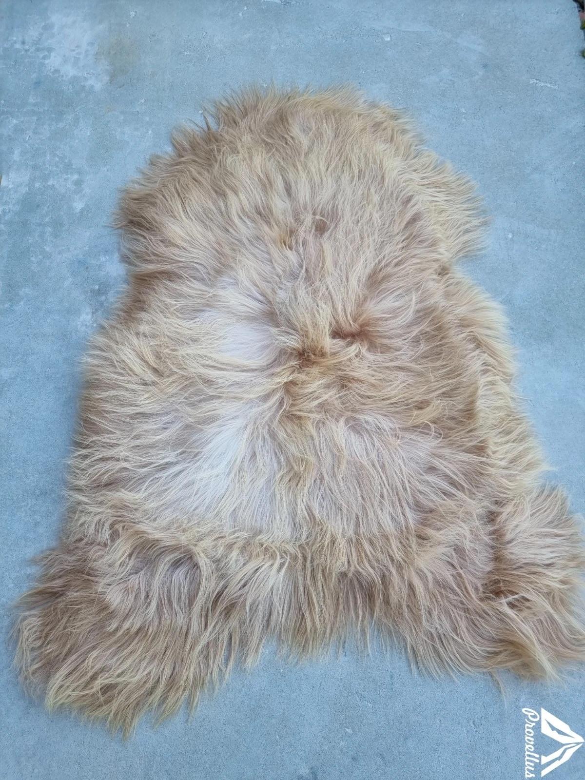 SCHAFFELL Langhaar skandinavisch weich chromfrei Cappuccino ca. 105 cm - Cappuccino, Fell (55/105cm) - Provellus