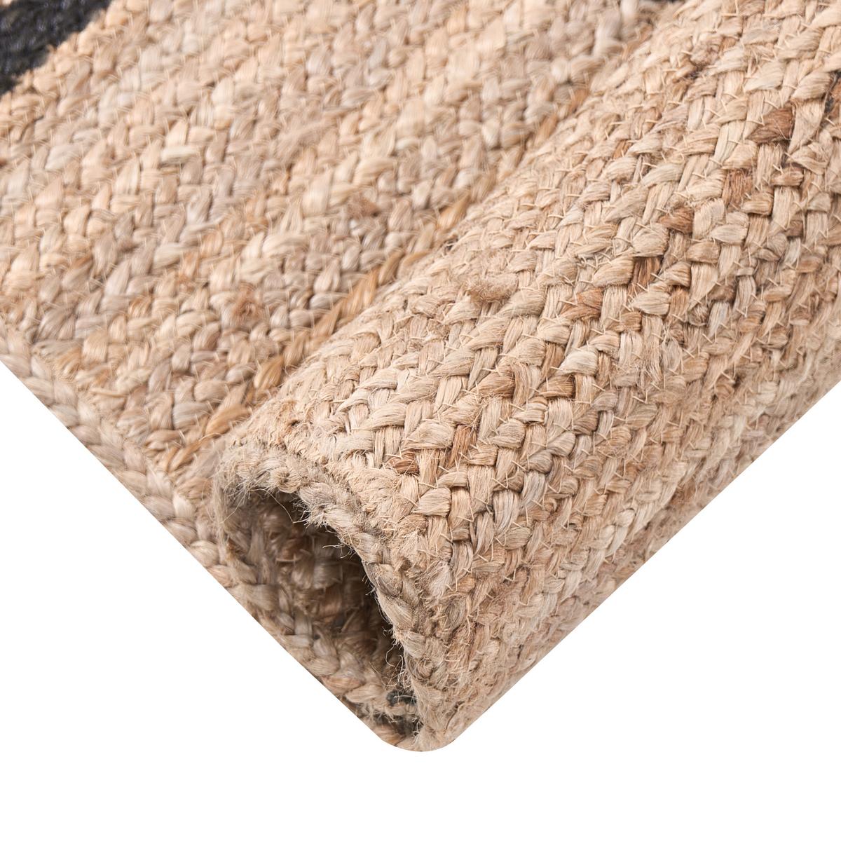 TEPPICH Beige 160/230 cm Jute Ghota - Beige, Textil (160/230cm) - Beliani