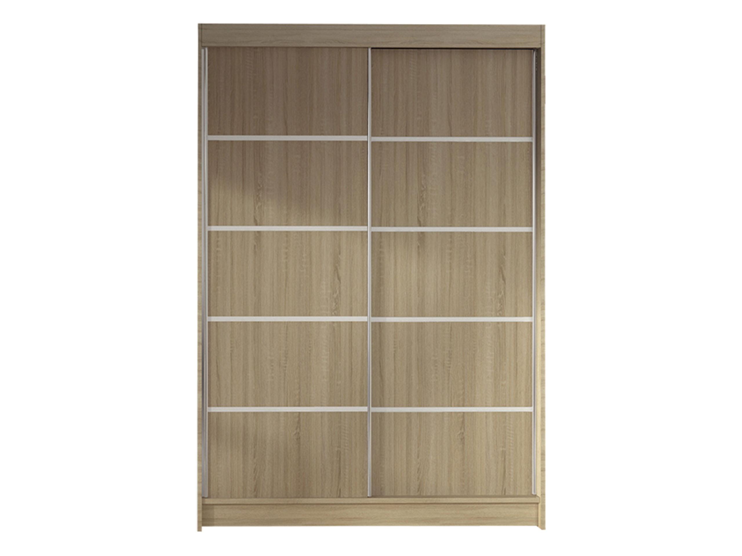 SCHWEBETÜRENSCHRANK Lino IV - Sonoma Eiche, Holzwerkstoff/Metall (120/200/58cm) - MIRJAN24