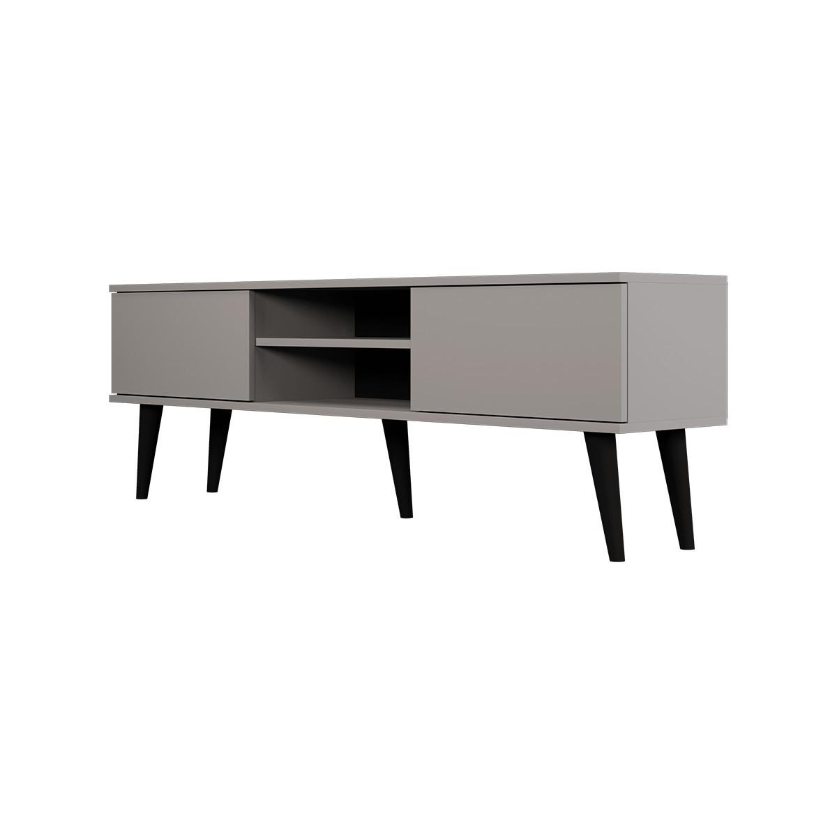 TV-MÖBEL Toronto Grau - Grau, Holzwerkstoff (160/55/35cm) - Petits-meubles