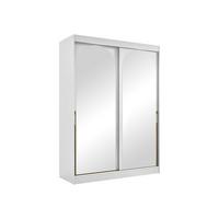 SCHIEBETÜRENSCHRANK Modin 150 - Goldfarben/Weiß, Holzwerkstoff/Kunststoff (150/216/65cm) - MIRJAN24