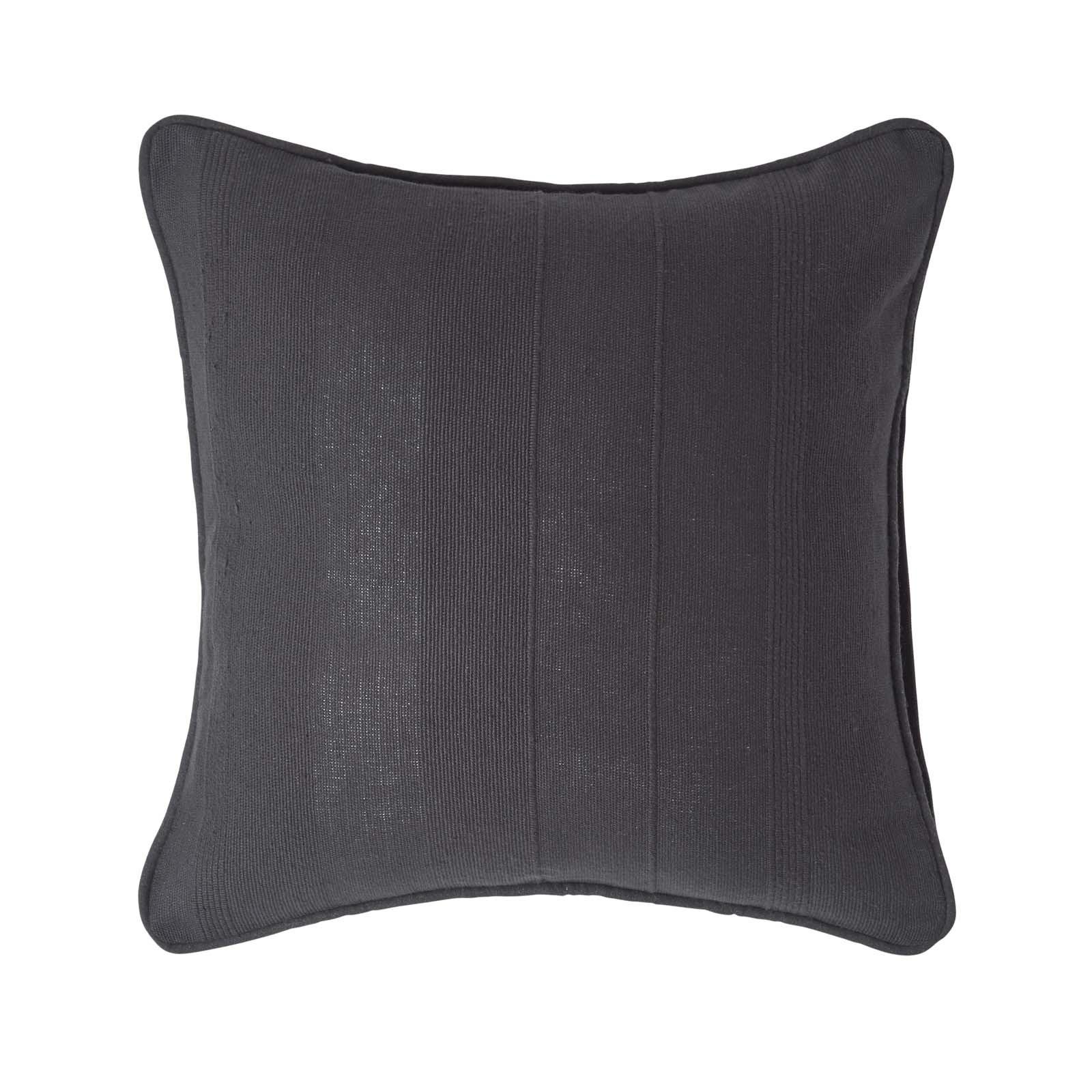 KISSENHÜLLE Rajput 45/45 cm, 100% Baumwolle - Schwarz, Textil (45/45cm) - Homescapes