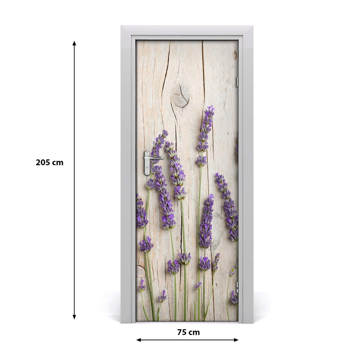 TÜRAUFKLEBER 75x205 cm Dekorativ für Türen - Lila, Kunststoff (75/205/0.01cm) - TULUP