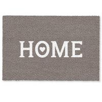 FUSSMATTE Startseite - Text - Taupe Fußabtreter 60x40 cm - Taupe, Kunststoff (60/0.4cm) - MuchoWow