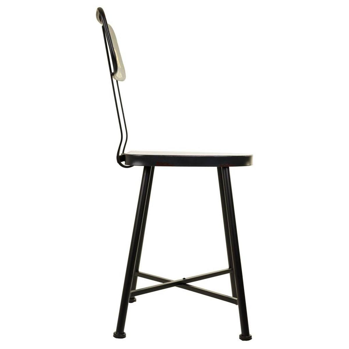 STUHL aus Metall, 38x40x82cm - Multicolor, Metall (38/82/40cm) - Wanderlust